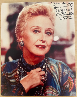 Celeste Holm Signed autograph Signature 8x10 Foam Board Photograph
