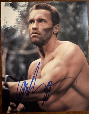 Arnold Schwarzenegger Predator Signed Autographed Signature 8x10 Matte Photo COA