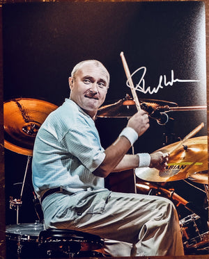 Phil Collins Genisis Signed Autographed Signature 8x10 Matte Photograph COA