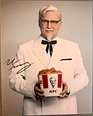 Norm MacDonald KFC Colonel Sanders Signed Autograph 8x10 Matte Photograph COA