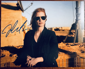 Jessica Chastain Zero Dark Thirty Signed Autographed Signature 8x10 Matte COA