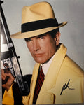Warren Beatty Dick Tracy Signed Autograph Signature 8x10 Matte Photograph COA