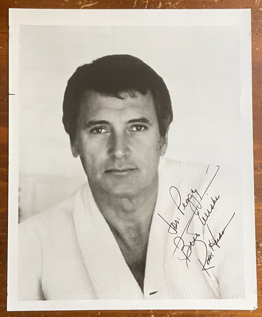Rock Hudson Signed Autograph Signature 8x10 B&W Glossy Photograph