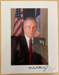 Michael Bloomberg Signed Autograph 8x10 Official Photograph New York Mayor