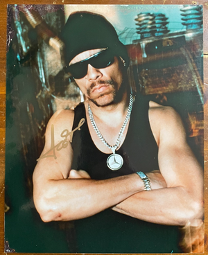 Ice-T Signed Autograph Signature 8x10 Color Glossy Photograph