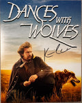 Kevin Costner Dances with Wolves Signed Autograph Signature 8x10 Matte Photo COA