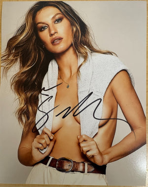 Gisele Bundchen Signed Autograph Signature 8x10 Matte Photograph COA