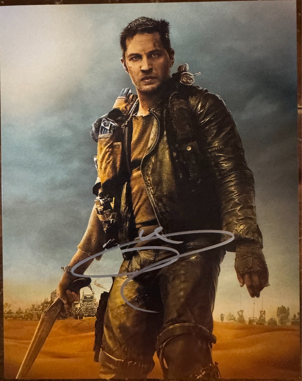 Tom Hardy Mad Max Fury Road signed Autographed Signature 8×10 matte photograph