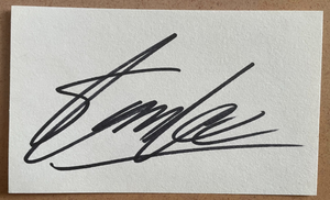 Stan Lee Signed Autograph Signature 5x3 Index Card Spiderman