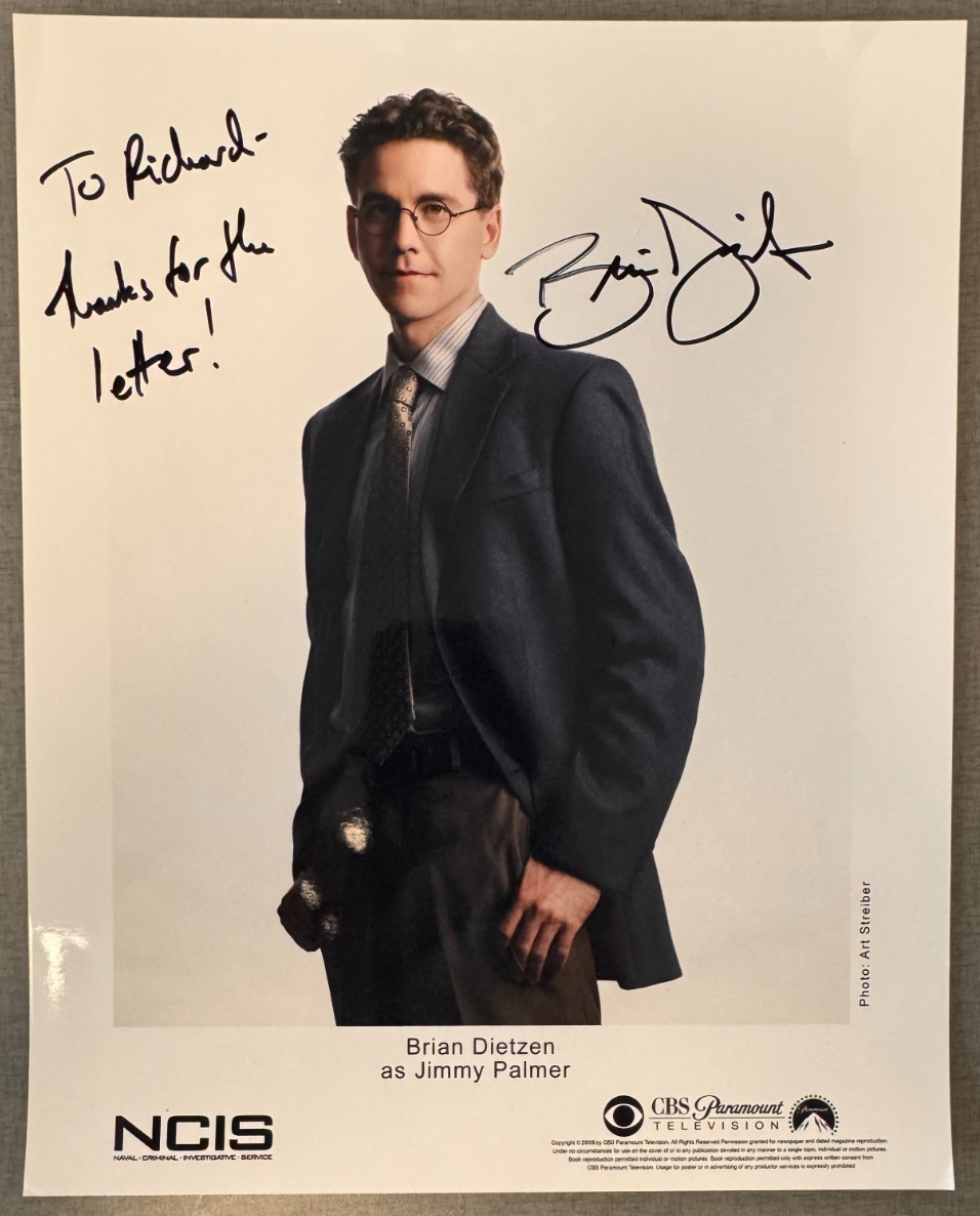Brian Dietzen Signed Autograph Signature 8x10 Glossy NCIS Photograph