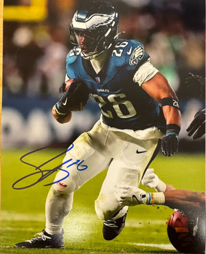 Saquon Barkley Eagles Signed Autograph Signature 8x10 Matte Photograph COA