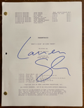 Lauren Graham Signed Autograph Signature Parenthood Original Series Screenplay