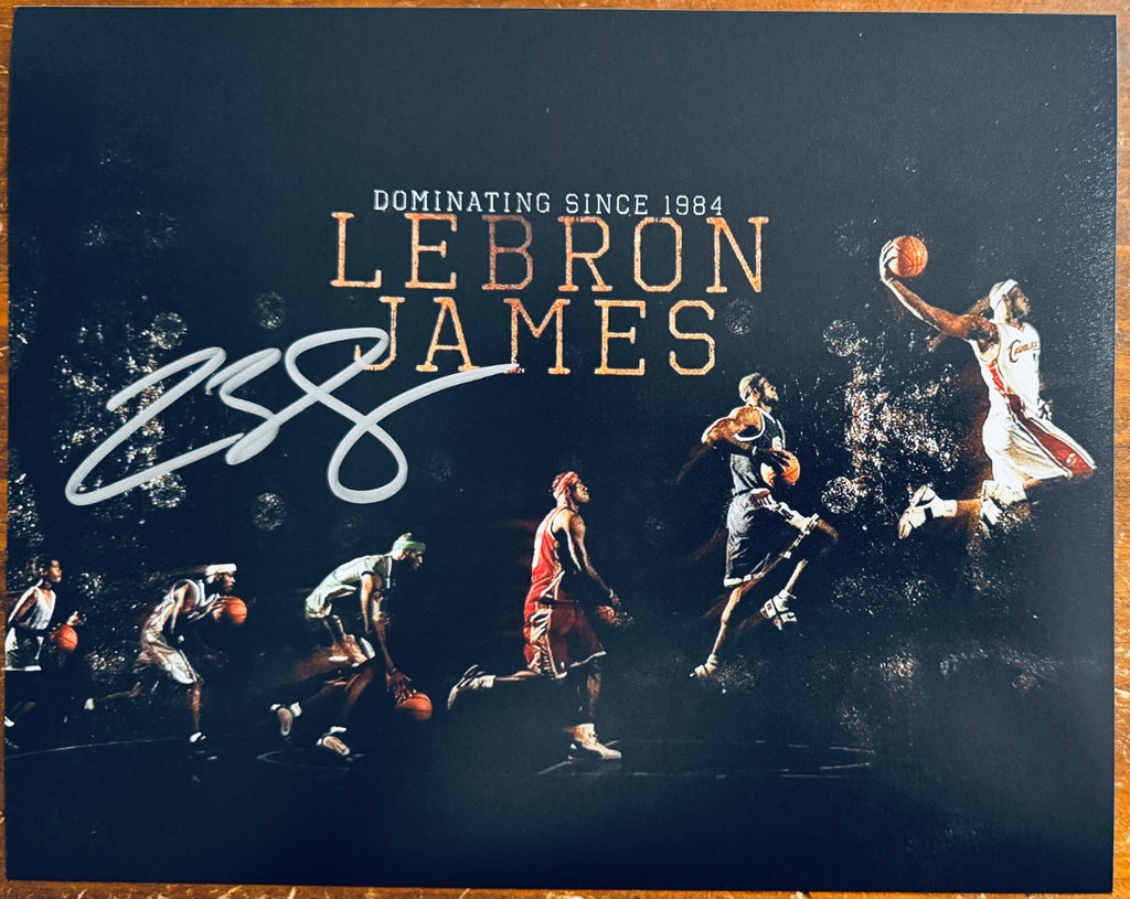 Lebron James Signed Autographed Signature 8x10 Matte Photograph COA