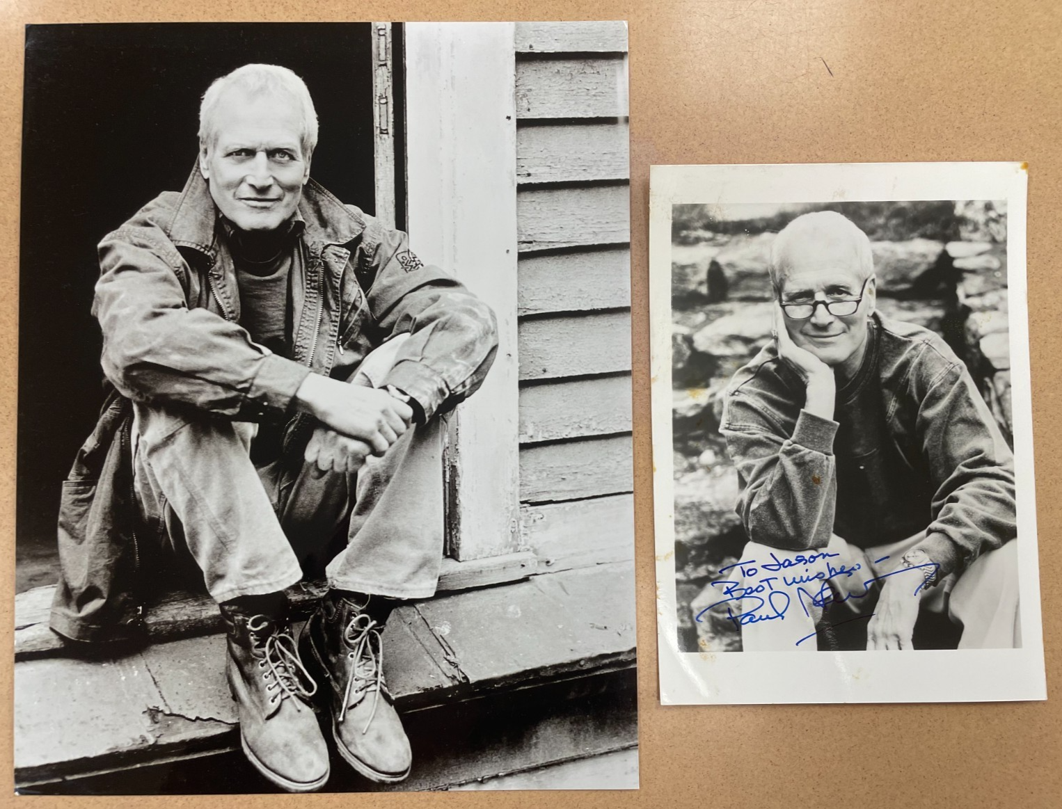 Paul Newman Signed Autograph Signature 5x7 B&W Glossy Photograph +