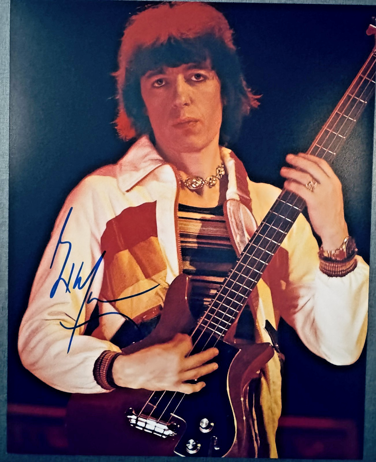 Bill Wyman Rolling Stones Signed Autographed Signature 8x10 Matte Photograph COA