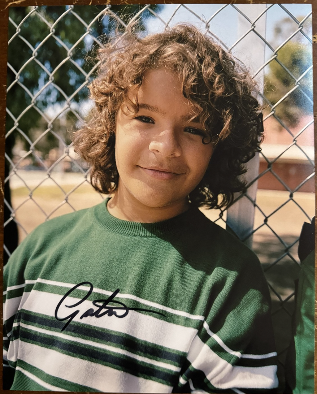 Gaten Matarazzo Stranger Things Signed Autographed Signature 8x10 Matte COA