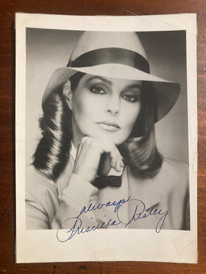 Priscilla Presley Signed Autograph Signature 5x7 Vintage B&W Glossy Photograph