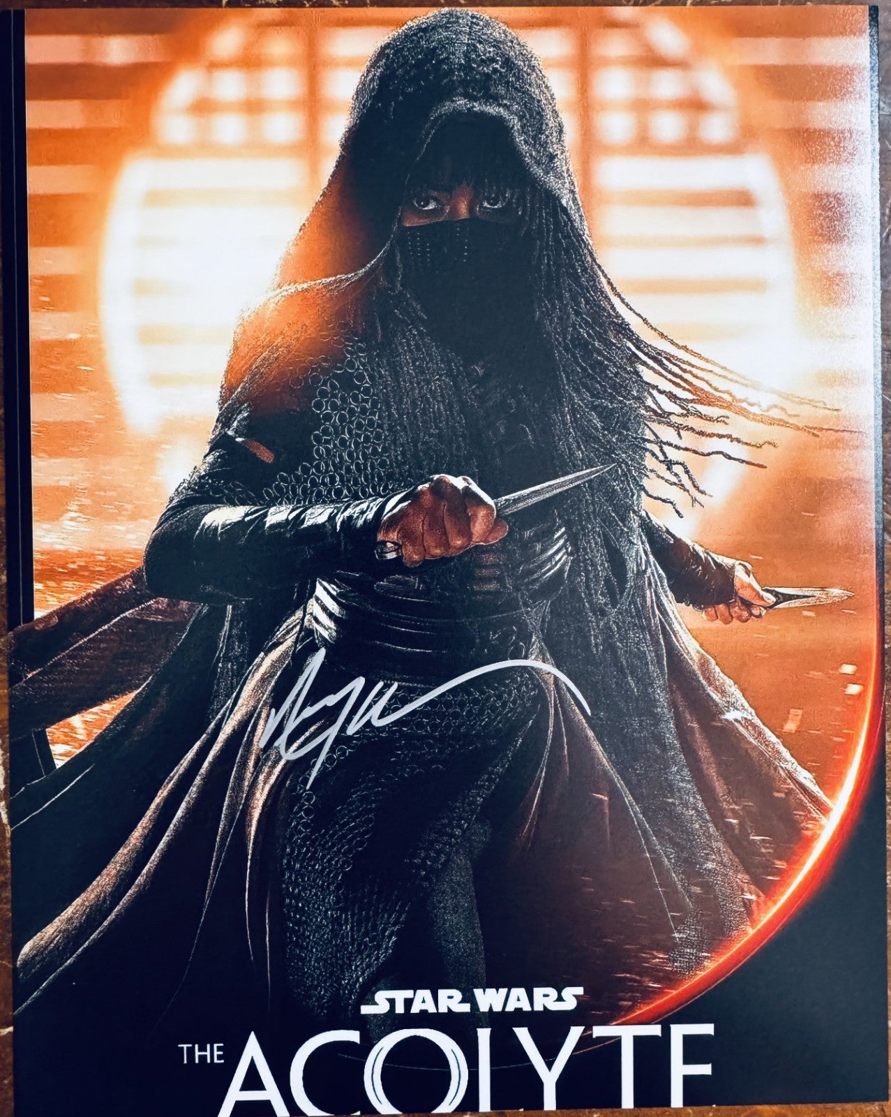 Amandla Stenberg Star Wars Signed Autographed Signature 8x10 Matte Photo COA