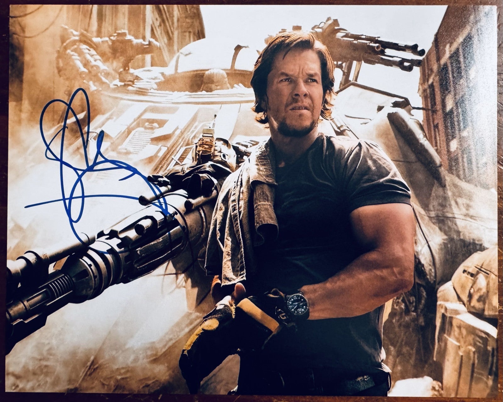 Mark Walhberg Transformers Signed Autographed Signature 8x10 Matte Photo COA