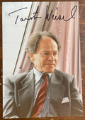 Torsten Nils Wiesel Signed Autograph Signature 5.25x3.5 Color Photo Noble Prize