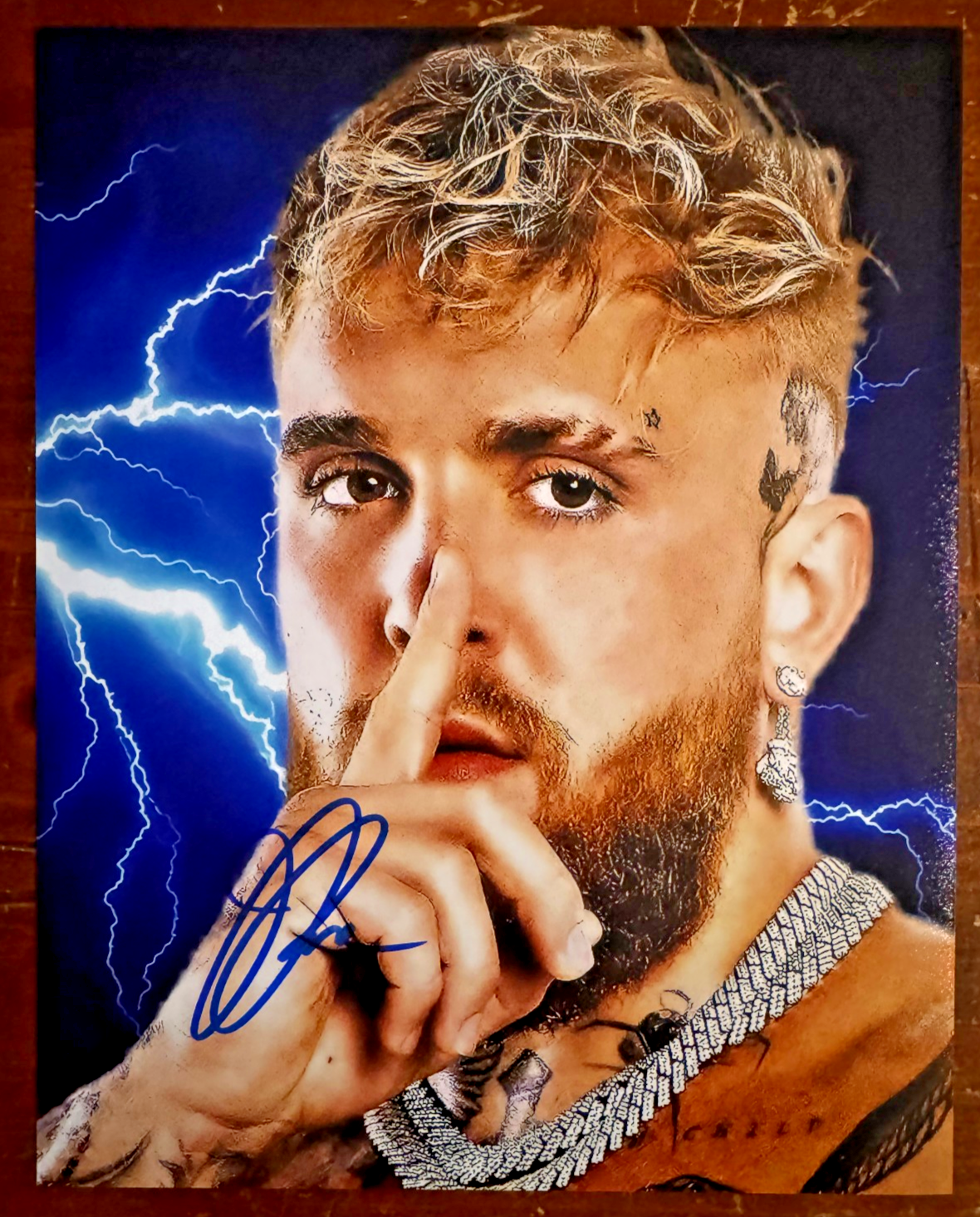 Jake Paul Signed Autographed Signature 8x10 Matte Photograph COA