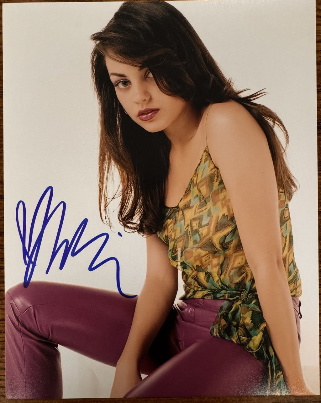 Mila Kunas Signed Autographed Signature 8x10 Matte Photograph COA