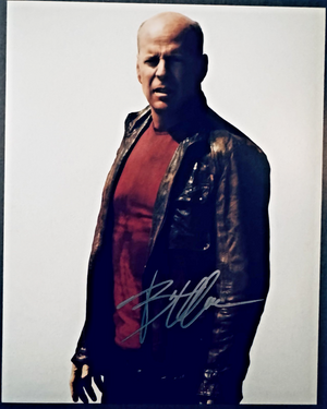 Bruce Willis Signed Autographed Signature 8x10 Matte Photograph COA