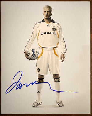 David Beckham Signed Autographed Signature 8x10 Matte Photograph COA