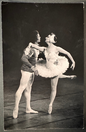 Rudolf Nureyev Ballet Photo w Partner ?intage Louis Perez Print NYC Rare