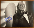 Willie Nelson Signed Autograph Signature 10x8 B&W Glossy Photograph