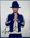 Pharell Williams Signed Autographed Signature 8x10 Matte Photograph COA