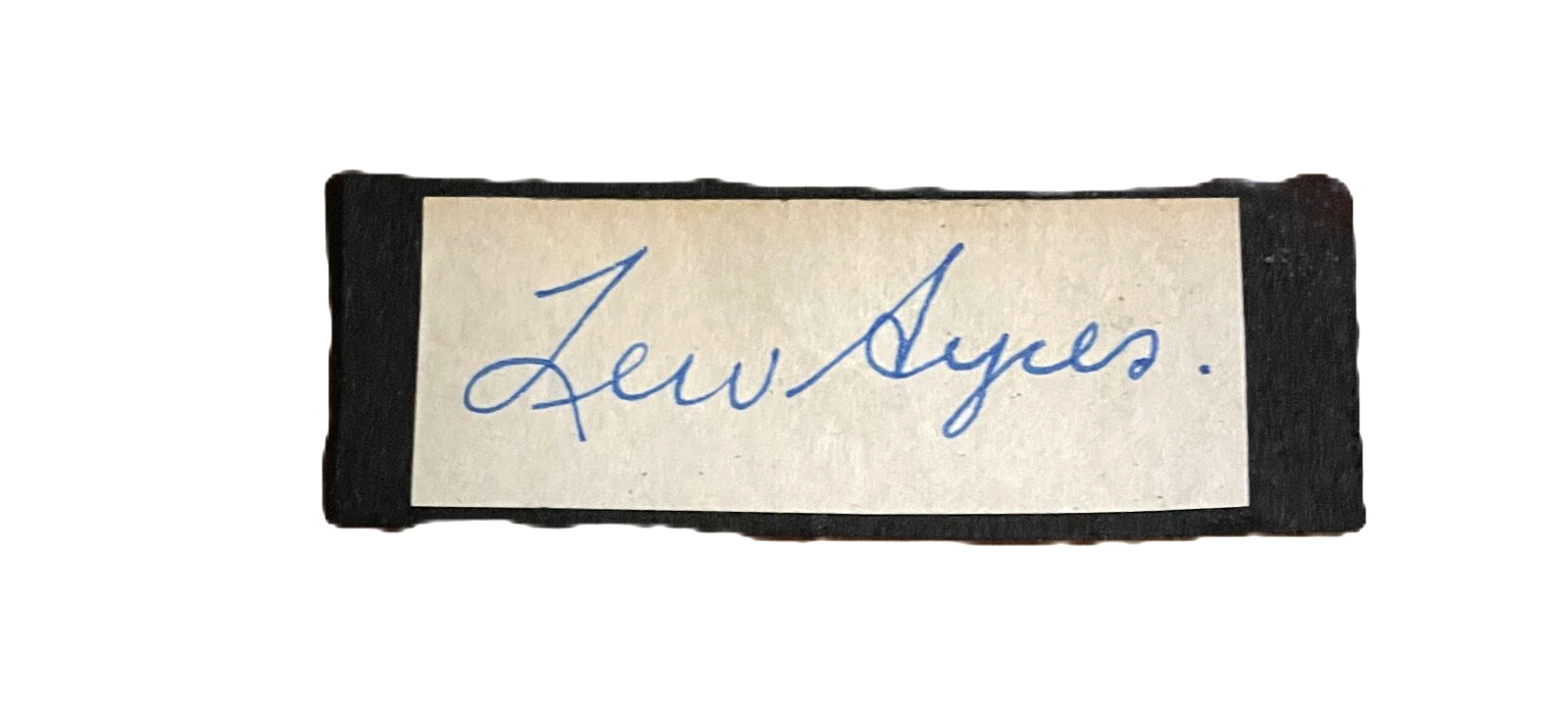 Lew Ayres Signed Autograph Signature 1.75x.5 Vintage Cut Paper