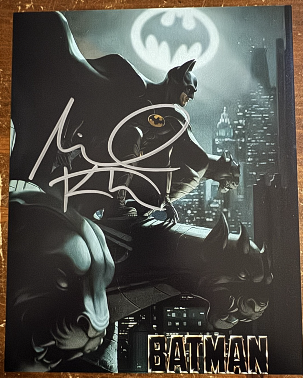 Michael Keaton Batman Autographed Signature 8x10 Matte Photograph COA