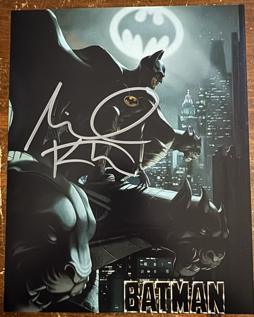 Michael Keaton Batman Autographed Signature 8x10 Matte Photograph COA