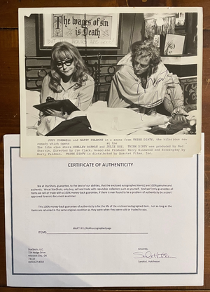 Marty Feldman Signed Autograph Signature 10x8 Vintage Think Dirty Photograph COA