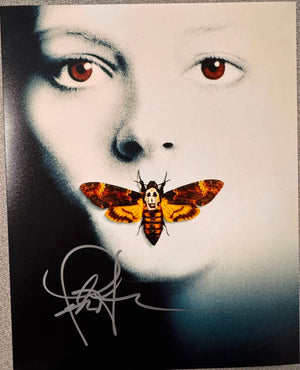 Jodie Foster Silence of the Lambs Signed Autograph 8x10 Matte Photograph COA