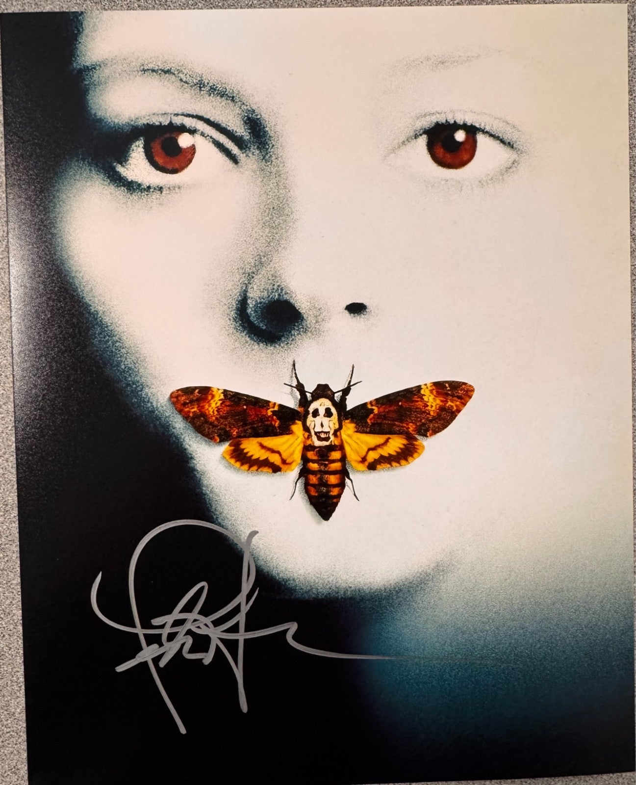 Jodie Foster Silence of the Lambs Signed Autograph 8x10 Matte Photograph COA