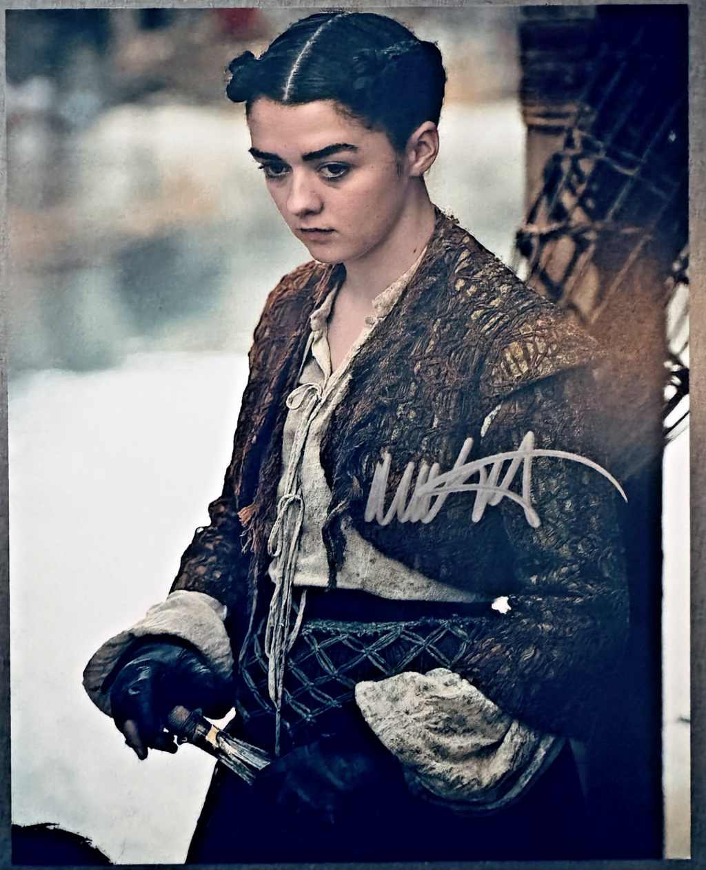 Maisie Williams Game of Thrones Signed Autographed 8x10 Matte Photograph COA