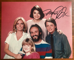 Michael J. Fox Signed Autograph Signature 10x8 Glossy Family Ties Photograph
