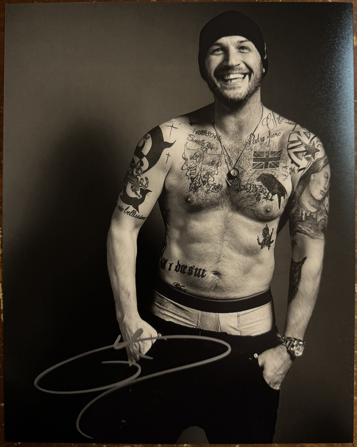 Tom Hardy Signed Autographed Signature 8x10 Matte Photograph COA
