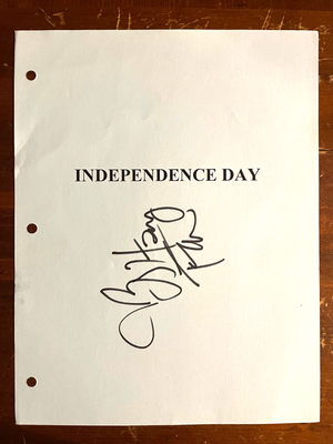 Bill Pullman Signed Autograph Signature Independence Day Script Cover