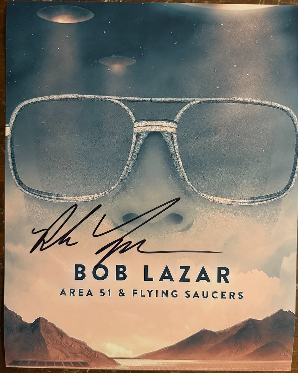 Bob Lazar Signed Autographed Signature 8x10 Matte Photograph COA
