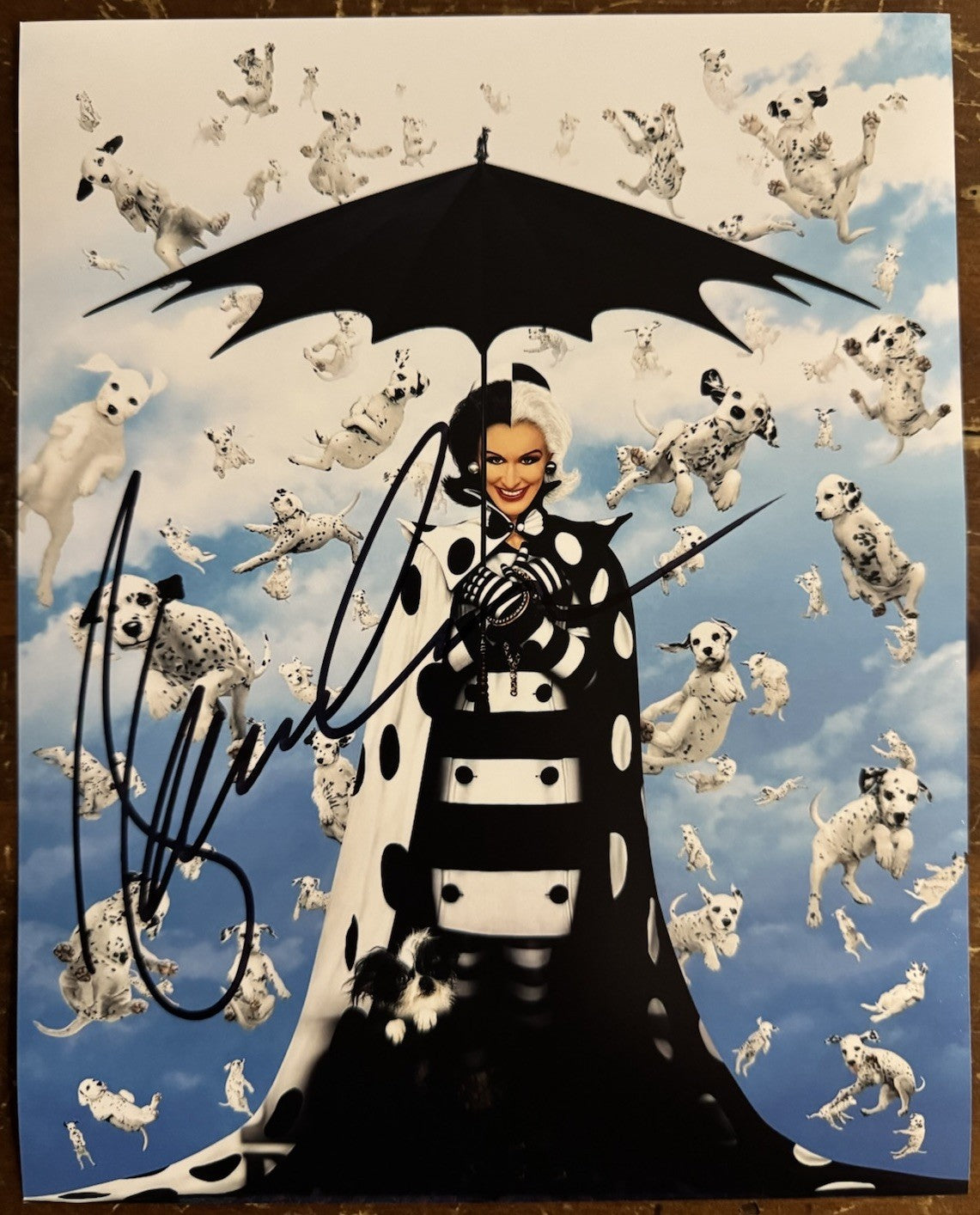 Glenn Close Signed Autograph Signature 8x10 Matte 101 Dalmations Photograph COA