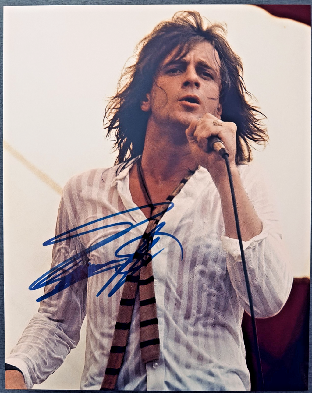 Eddie Money Signed Autographed Signature 8x10 Matte Photograph COA