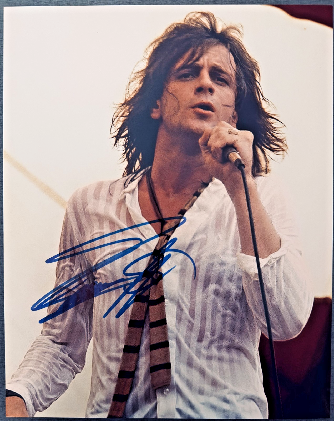Eddie Money Signed Autographed Signature 8x10 Matte Photograph COA