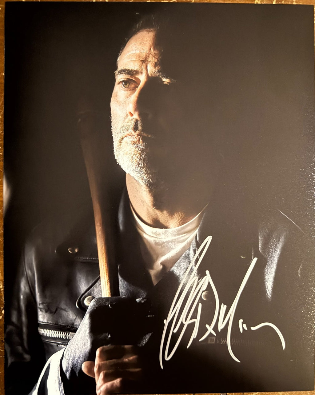Jeffrey Dean Morgan The Walking Dead Signed Autograph 8x10 Matte Photograph COA