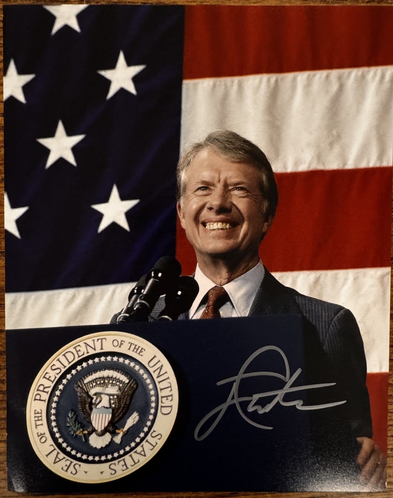 Jimmy Carter Signed Autographed Signature 8x10 Matte Photograph COA