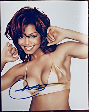 Janet Jackson Signed Autographed Signature 8x10 Matte Photograph COA