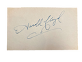 Harold Lloyd Signed Autograph Signature 3x5 Vintage Index Card Silent Screen
