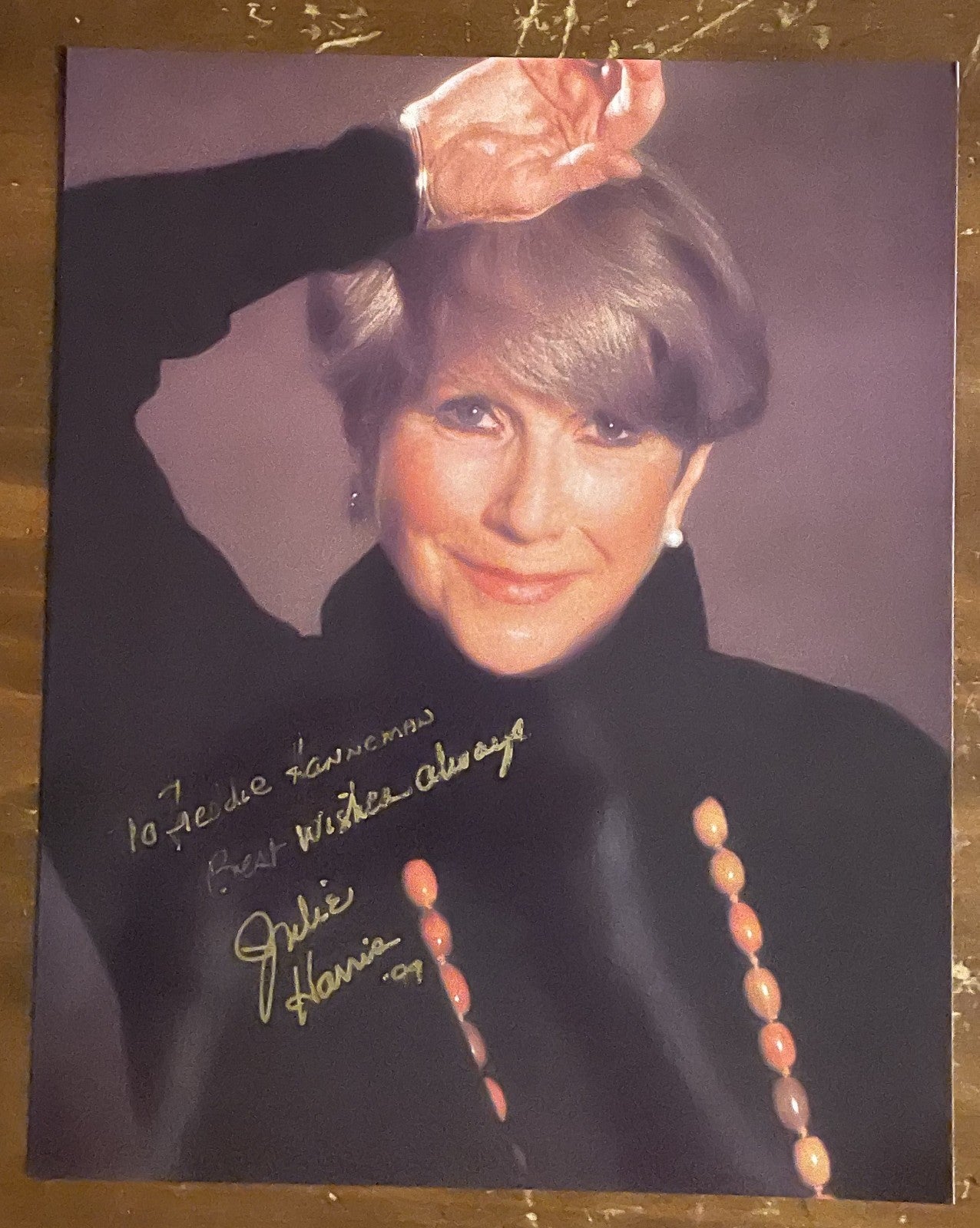 Julie Harris Signed Autograph Signature 8x10 Color Glossy Photograph